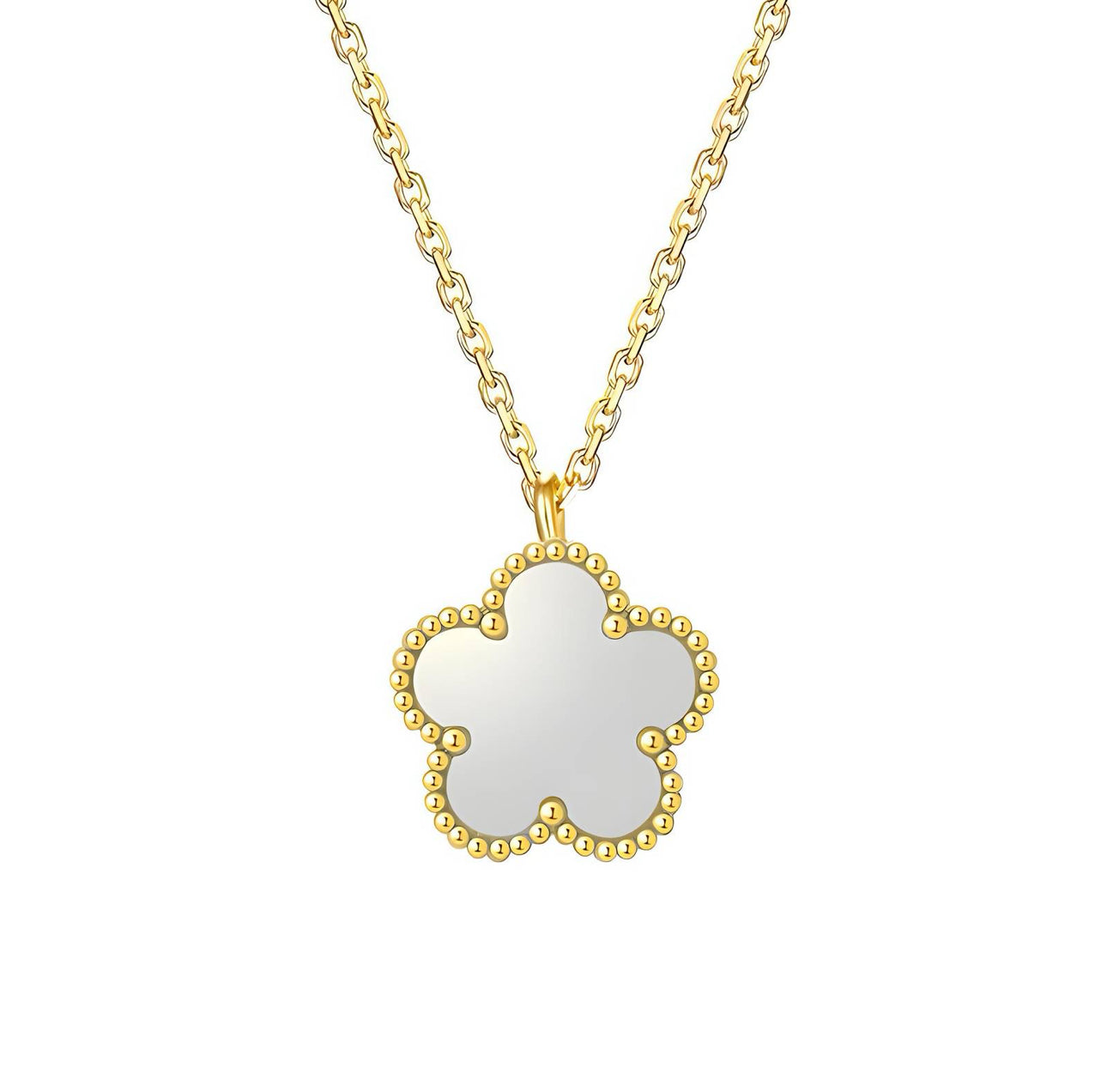 18k gold plated necklace